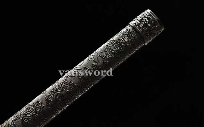 Handmade 9260 Spring Steel shirasaya  Katana Sword samurai battle ready real sharp  Black Drem135