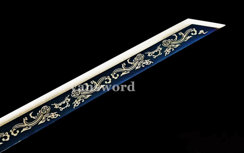 Handmade 9260 Spring Steel shirasaya  Katana Sword samurai battle ready real sharp  Black Drem135