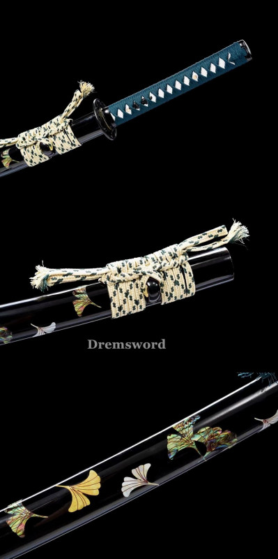 Handmade Clay tempered T10 Steel Japanese Samurai katana Sword  full tang battle ready sharp Real hamon DremV4167