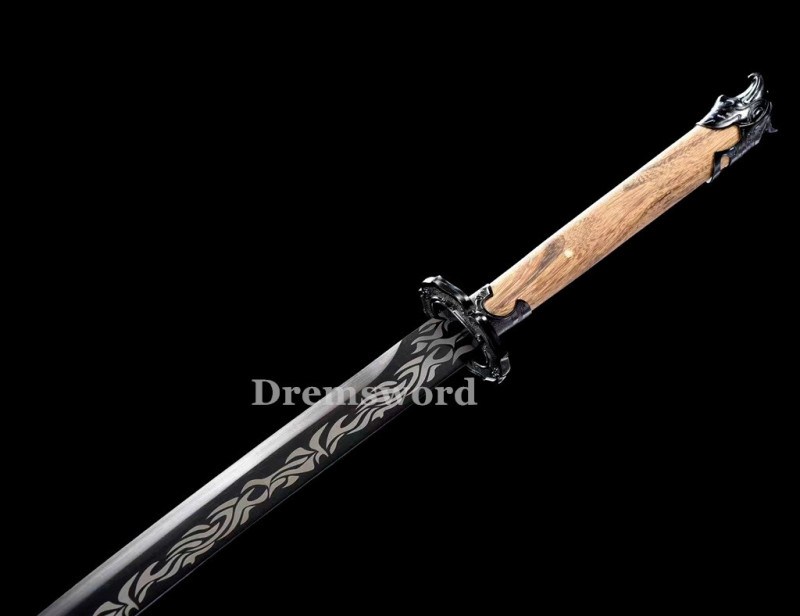 1095 High quality  Carbon Steel 绣春刀 Chinese tang dynasty dao Sword  Full Tang Sword Battle Ready Real Sharp Drem-V3107