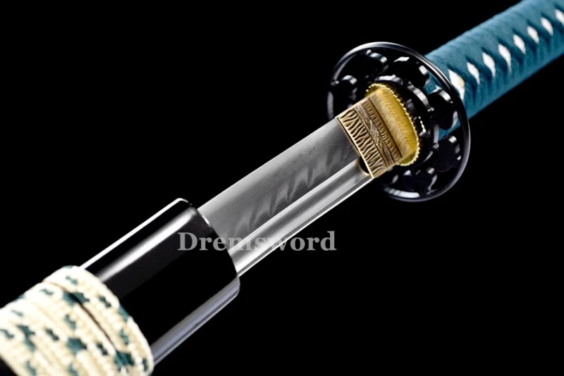 Handmade Clay tempered T10 Steel Japanese Samurai katana Sword  full tang battle ready sharp Real hamon DremV4167
