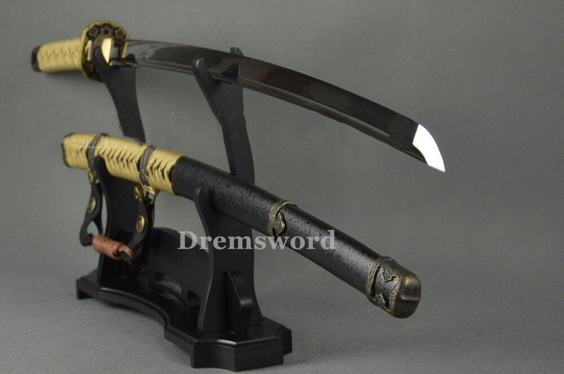 Handforge Carbon Steel 军刀 Japanese Samurai Katana Battle Ready  Real Sharp Sword  Drem2127.