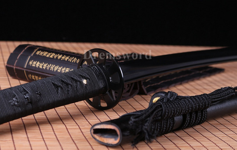 Handmade damascus folded steel  japanese samurai katana battle ready  real sharp sword  Drem319.