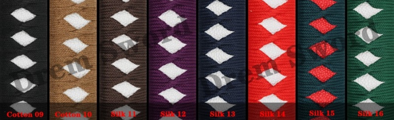 Silk/Cotton/Leather Ito for Japenese Samurai Katana Sword, Wakazashi, Tanto Tsuka Wrap