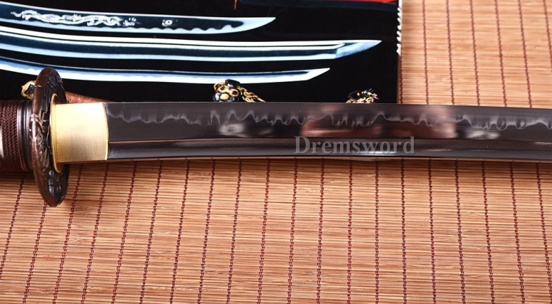 Promotion Handmade Clay tempered T10 Steel Japanese Samurai Sword