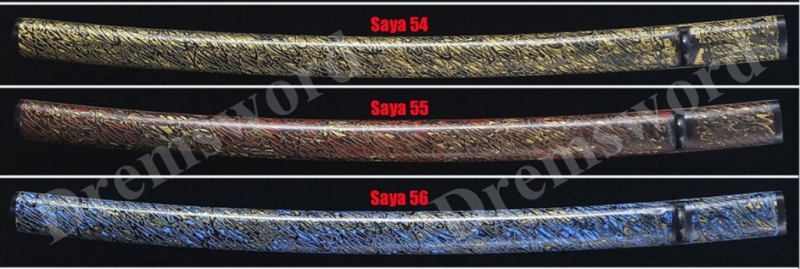 Japenese Samurai Sword Fittings including Alloy/Iron/Brass Tsuba, Fuchi, Koshirae, Saya