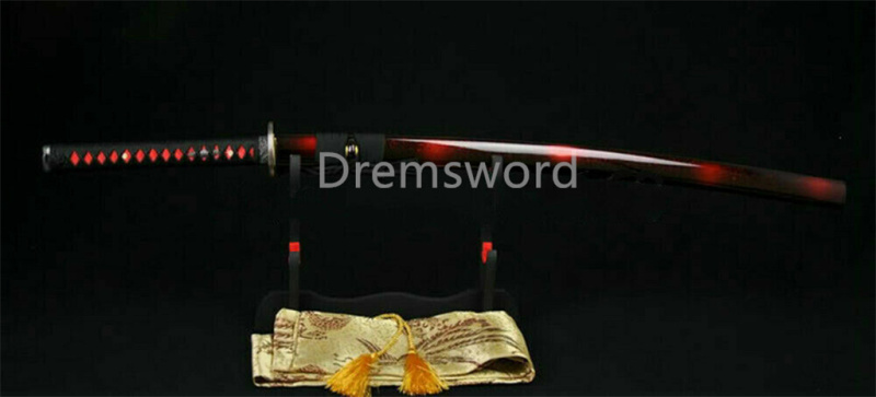 1095 High Carbon Steel Japanese Sword Samurai Full Tang Sword Battle Ready Sharp Blade