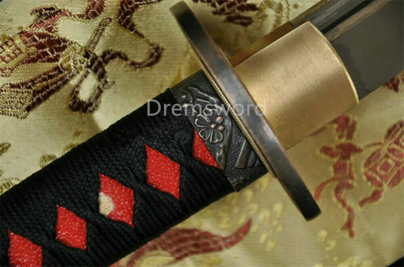 1095 High Carbon Steel Japanese Sword Samurai Full Tang Sword Battle Ready Sharp Blade