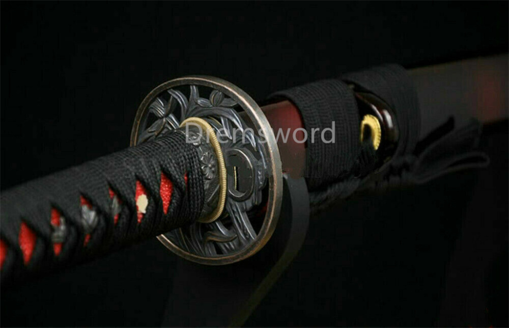 1095 High Carbon Steel Japanese Sword Samurai Full Tang Sword Battle Ready Sharp Blade