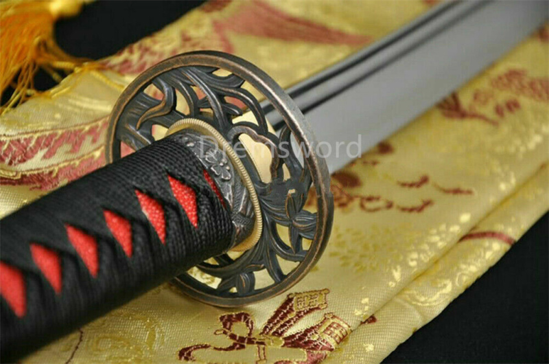 1095 High Carbon Steel Japanese Sword Samurai Full Tang Sword Battle Ready Sharp Blade