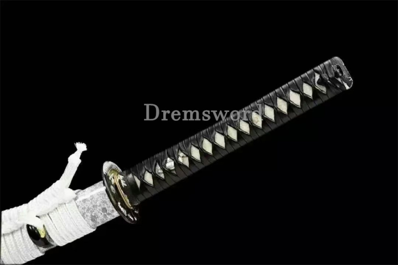 Hadori-polishing T10 Steel Clay tempered Japanese Samurai katana Sword  full tang battle ready sharp Real Hamon