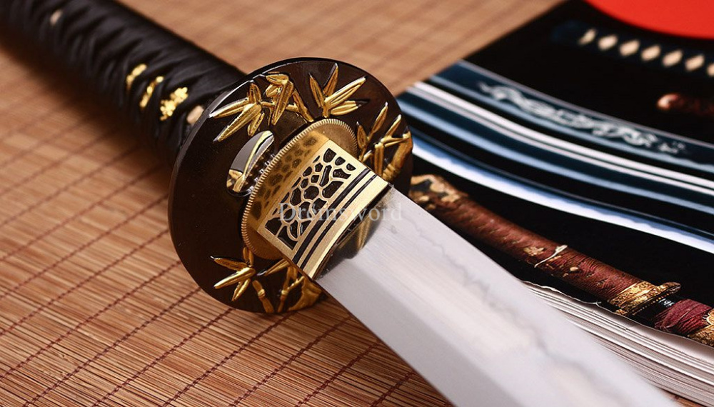 Handmade L6 Clay tempered steel Katana Japanese Samurai Sword Battle Ready New SHINOGI-ZUKURI Red