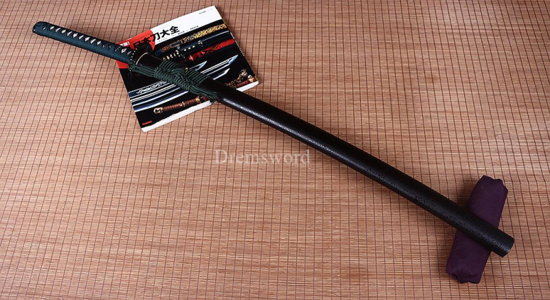 Kobuse Clay Tempered Folded Steel Japanese Samurai Katana Sword Battle Ready New SHINOGI-ZUKURI Balck
