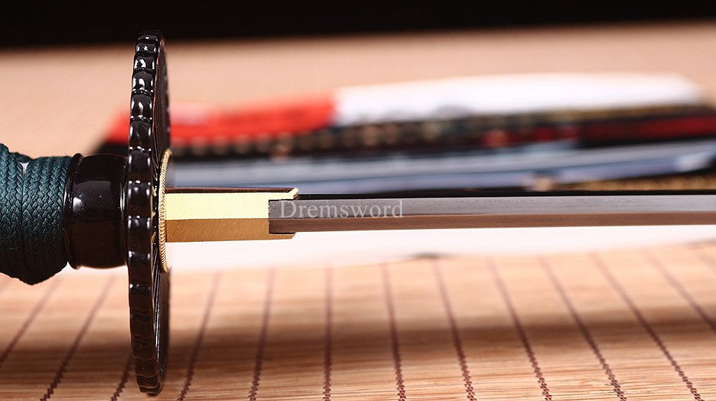 Kobuse Clay Tempered Folded Steel Japanese Samurai Katana Sword Battle Ready New SHINOGI-ZUKURI Balck