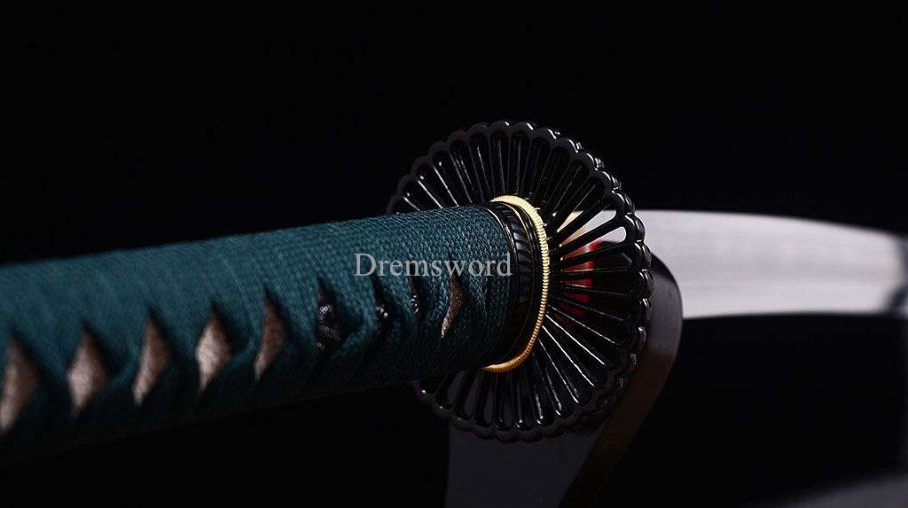 Kobuse Clay Tempered Folded Steel Japanese Samurai Katana Sword Battle Ready New SHINOGI-ZUKURI Balck