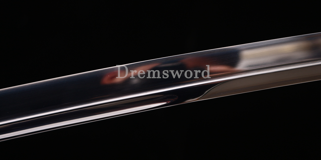 41" 1095 High Carbon Steel Katana Japanese Samurai Functional Battle Sword O-KISSAKI UNOKUBI-ZUKURI Black