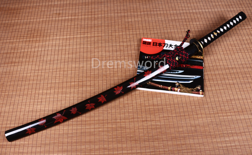 T10 Steel Clay Tempered Hitatsura Katana Japanese Samurai Sword Battle Ready Shinogi Zukuri Full Tang Black