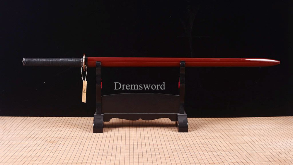 Handmade L6 steel Jian Traditional Chinese Sword Battle Ready Sharp New Red JIAN Red