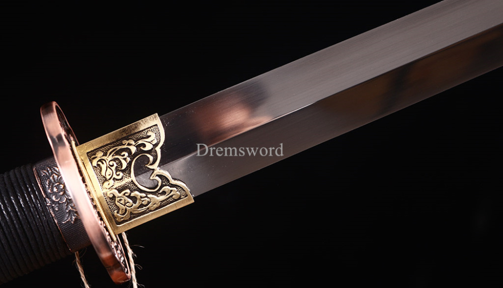 Handmade L6 steel Jian Traditional Chinese Sword Battle Ready Sharp New Red JIAN Red