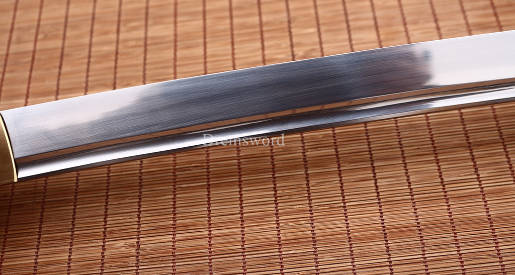 51" 9260 Spring Steel Nodachi Katana Japanese Samurai Sword Battle Ready Sharp SHINOGI-ZUKURI Black