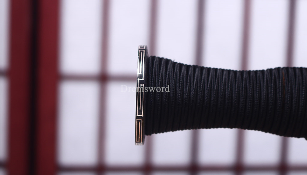 Damascus Folded Steel Han Jian Traditional Chinese Sword Handmade Battle Ready Han Jian Real Sharp Sword Black