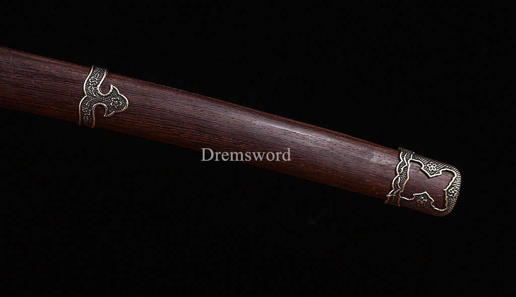 Battle Ready Tachi T10 Clay Tempered Japanese Samurai Katana Sword Real Hamon Shinogi Zukuri Full Tang  Sharp Brown.