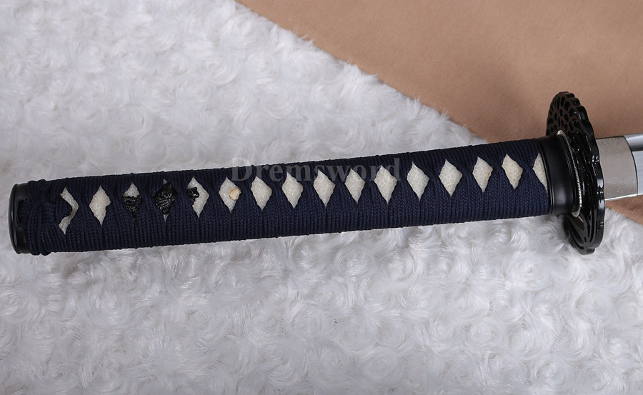 9260 spring steel katana Japanese Samurai Sword sharp full tang blade Battle Ready Shinogi-Zukuri black
