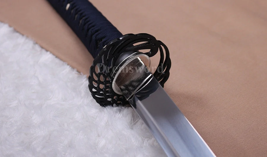 Spring Sword 9260 spring steel katana Japanese Samurai Sword sharp full tang blade ...