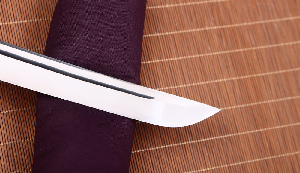 Handmade 9260 Spring Steel Katana Japanese Samurai Sword Sharp Battle Ready Shinogi-Zukuri Red