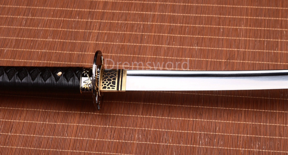 Handmade 9260 Spring Steel Katana Japanese Samurai Sword Sharp Battle Ready Shinogi-Zukuri Red