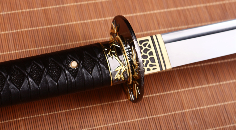 Handmade 9260 Spring Steel Katana Japanese Samurai Sword Sharp Battle Ready Shinogi-Zukuri Red