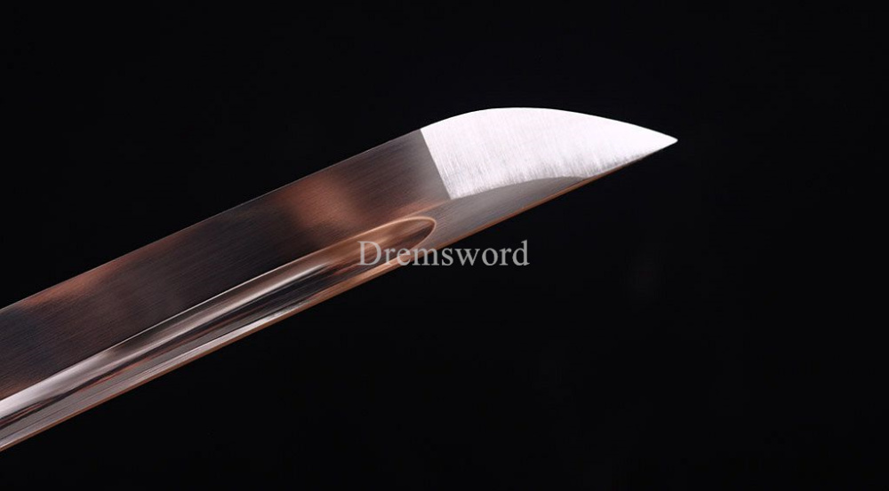 Handmade 9260 Spring Steel Katana Japanese Samurai Sword Sharp Blade Full Tang SHINOGI-ZUKURI Purple