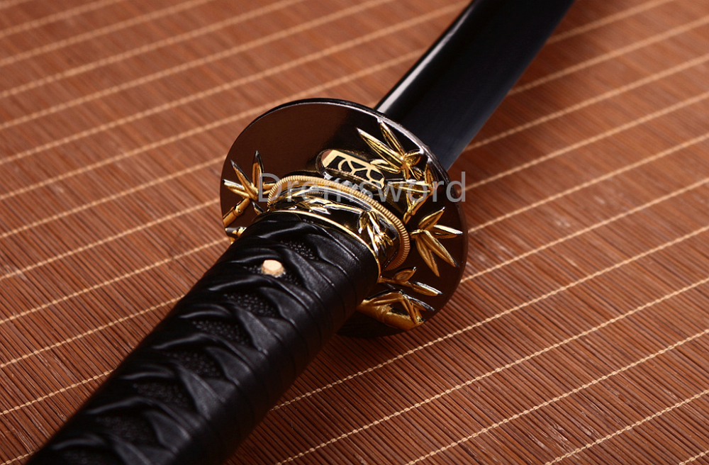 Handmade 9260 Spring Steel Katana Japanese Samurai Sword Sharp Battle Ready Shinogi-Zukuri Red