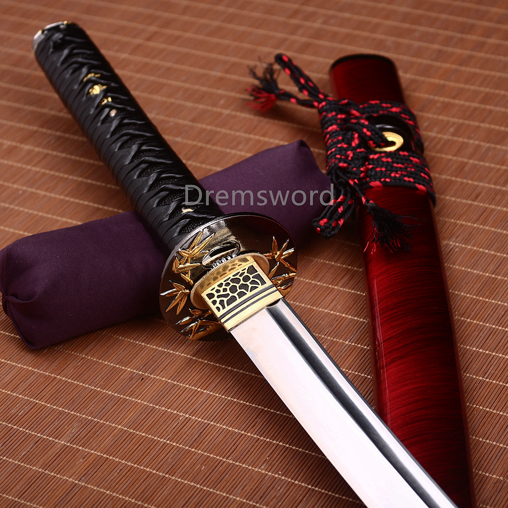 Spring Sword Handmade 9260 Spring Steel Katana Japanese Samurai Sword Sharp Battle Ready