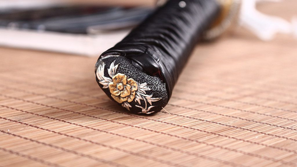 Hadori-polishing T10 Steel Clay tempered Japanese Samurai katana Sword Shinogi-Zukuri full tang battle ready sharp Real Hamon white.