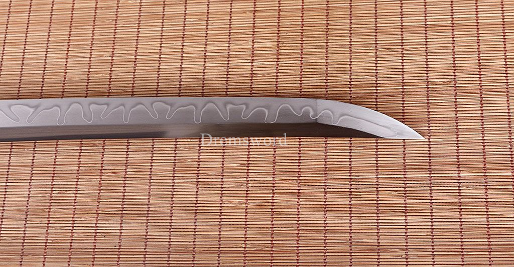 Hadori-polishing T10 Steel Clay tempered Japanese Samurai katana Sword Shinogi-Zukuri full tang battle ready sharp Real Hamon white.