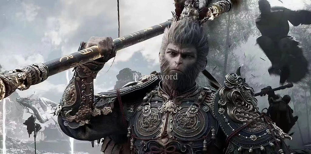 The Replica of Sun Wukong's Weapon Ruyi Jingu Bang 如意金箍棒 from Game Black Myth: Wukong Golden Cudgel Stuff