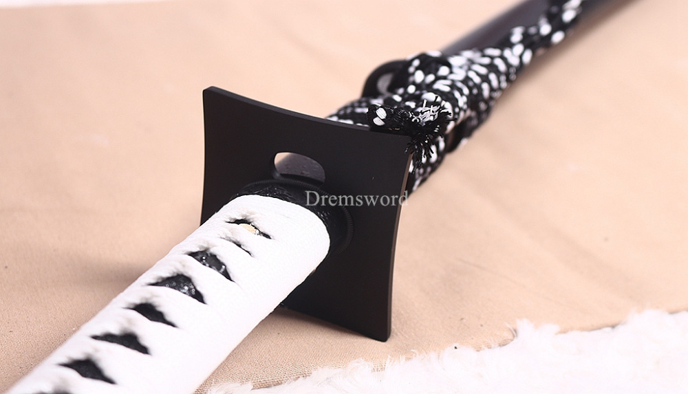 9260 Spring Steel Katana Japanese Samurai Sword Full Tang For Practice Sharp New SHINOGI-ZUKURI Black