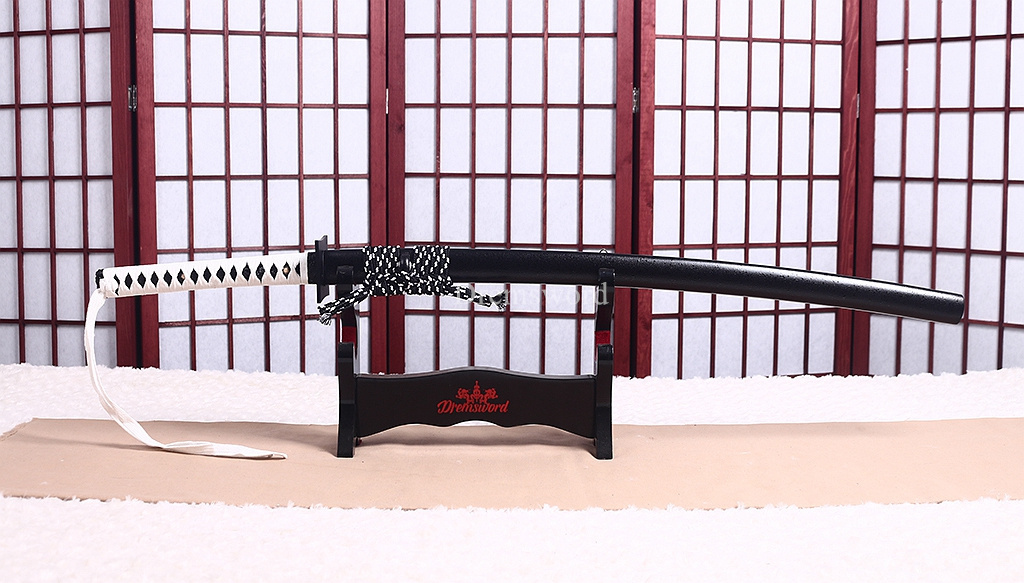 9260 Spring Steel Katana Japanese Samurai Sword Full Tang For Practice Sharp New SHINOGI-ZUKURI Black