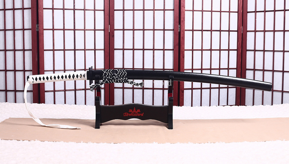 9260 Spring Steel Katana Japanese Samurai Sword Full Tang For Practice Sharp New SHINOGI-ZUKURI Black