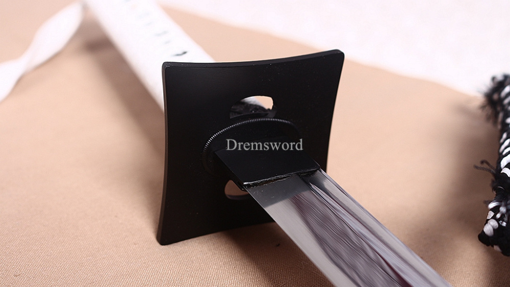 9260 Spring Steel Katana Japanese Samurai Sword Full Tang For Practice Sharp New SHINOGI-ZUKURI Black