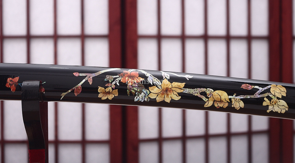 T10 Steel Clay Tempered Hand Abrasive Blue Katana Japanese Samurai  Sword Sharp Shinogi-Zukuri Battle Ready Sharp