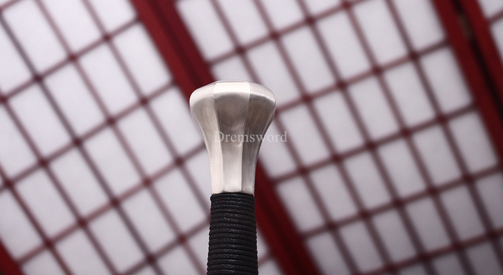 47 inches 9260 Spring Steel European Sword Battle Ready Leather Sheath Double Edge Sword Stainless Steel Fittings