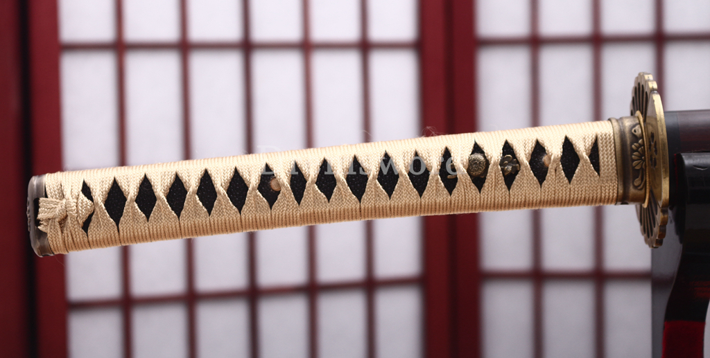9260 Spring Steel Functional Katana Japanese Samurai Sword Battle Ready Full Tang Shinogi-Zukuri Gold