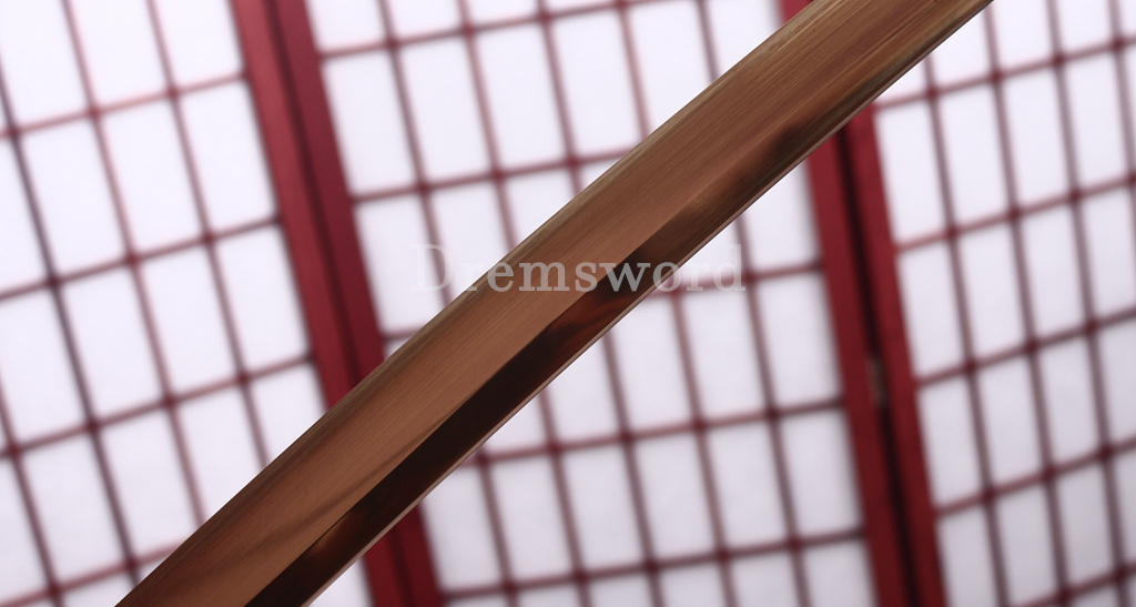 9260 Spring Steel Functional Katana Japanese Samurai Sword Battle Ready Full Tang Shinogi-Zukuri Gold