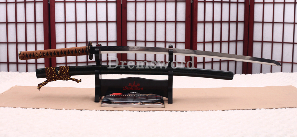 44 inch Shihozume ClayTempered O Katana Japanese Samurai Long Sword Handmade Shinogi Zukuri Full Tang