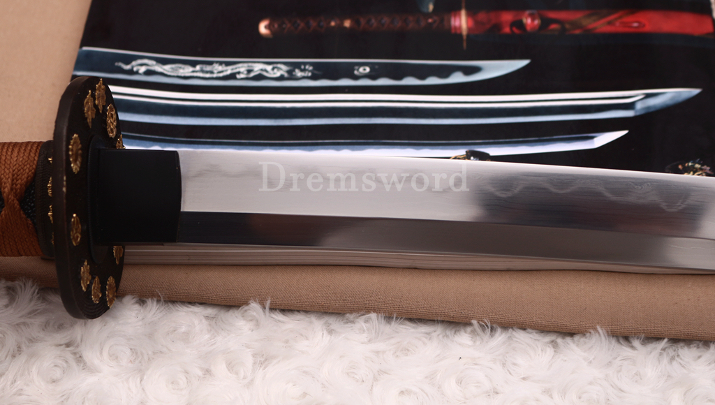 44 inch Shihozume ClayTempered O Katana Japanese Samurai Long Sword Handmade Shinogi Zukuri Full Tang