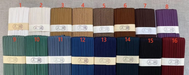 Silk/Cotton/Leather Ito for Japenese Sword Tsuka Wrap