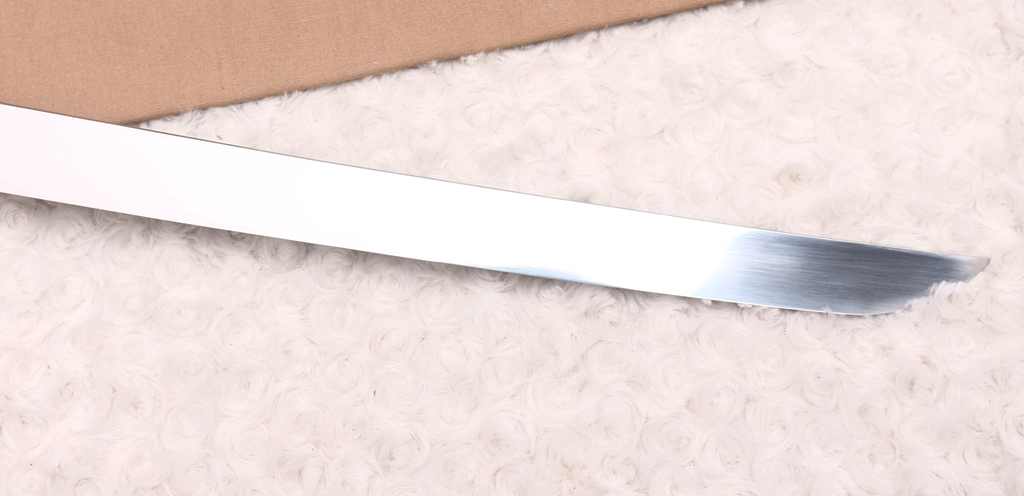 L6 Steel Katana 3.8cm Wide Heavy Cutter Japanese Samurai Sword for Battle & Practice HIRA-ZUKURI Green