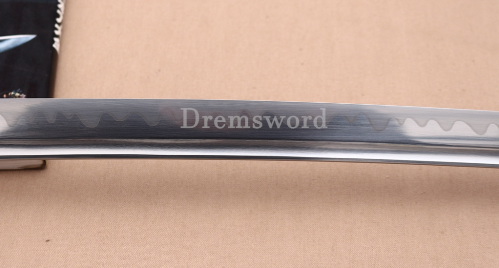 9260 Spring Steel Functional Katana Japanese Samurai Sword Battle Ready Full Tang Shinogi-Zukuri Black